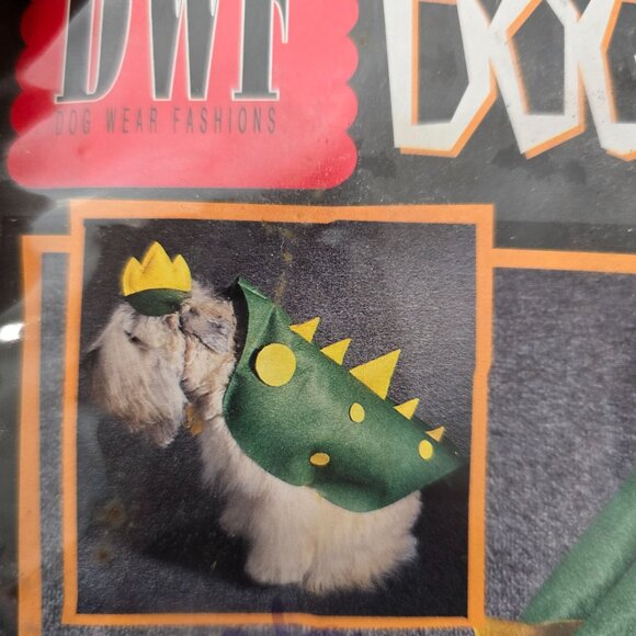 DWF Dragon Dog halloween Costume U.S. S/M Fits Dogs 8-16" - Picture 3 of 3